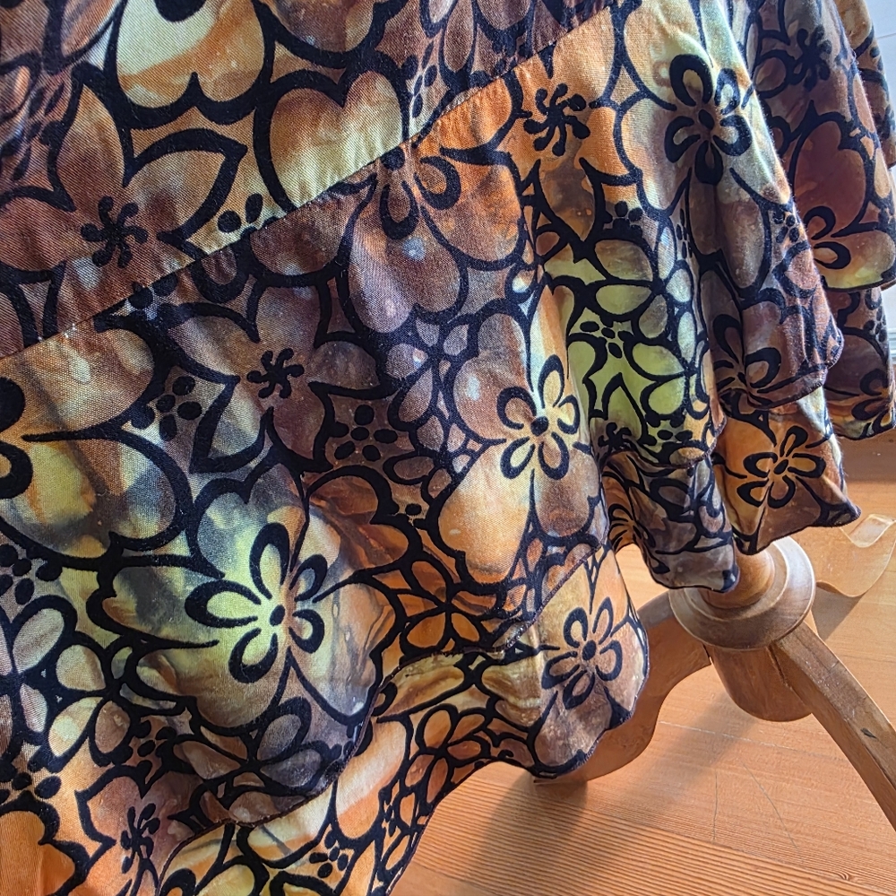 Blue Ginger HAWAII SUNDRESS Sun Dress FALL Colors SMALL - Picture 4 of 6